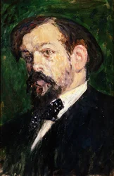 Portræt af Claude Debussy (1862-1918)